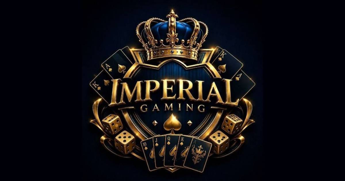 Main hero banner showing the Imperial Gaming brand and access to casino, sports, and esports sections